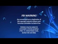 PlayStation Network DVD FBI Warning Screen