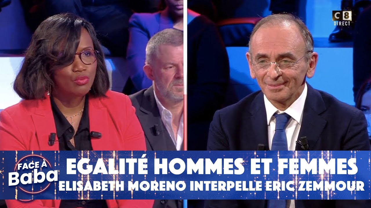 Egalité entre les femmes et les hommes : Élisabeth Moreno interpelle Eric Zemmour
