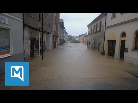 Katastrophenalarm in Niederbayern: Überschwemmungen in Simbach