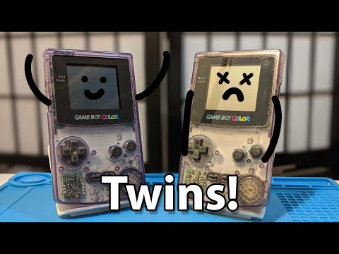 A 2-for-1 special:  Fixing two broken, corroded, Atomic Purple Gameboy Colors!