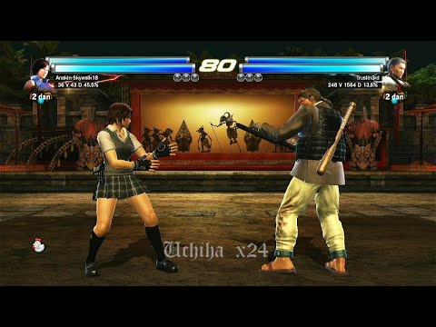 36_1 R Asuka y Alisa ( Uchiha x24 ) VS Baek y Law (Trustin3rd) - Tekken Tag 2 Online PS3