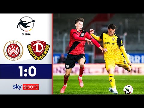 Wiesbaden überholt Dresden im direkten Duell! | SV Wehen-Wiesbaden - Dynamo Dresden | HL - 3. Liga