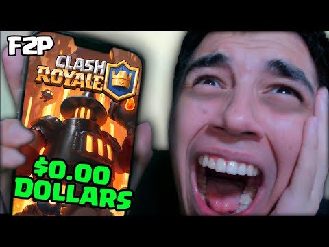 I Beat Clash Royale F2P In 24 Hours!