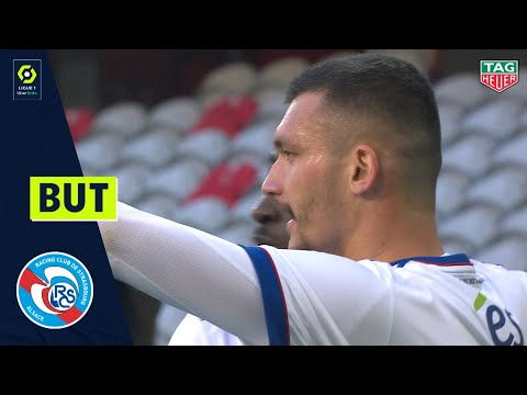 But Ludovic AJORQUE (36' - RC STRASBOURG ALSACE) LOSC LILLE - RC STRASBOURG ALSACE (1-1) 20/21