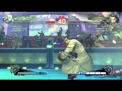 SSF4 AE: chobixinco (Rufus) VS kyanro360 (Rose)