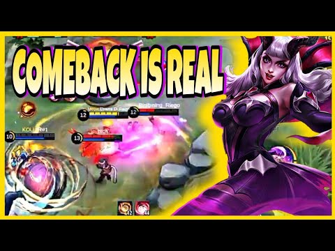 Alice Comeback is Real | Hard Game Hard Carry by Alice | Alice Gameplay 2021 | Mobile Legends