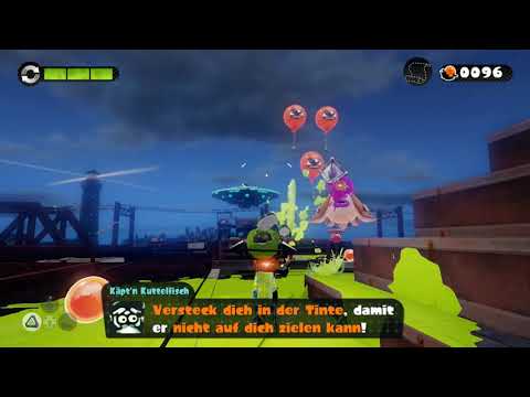 Splatoon - Level 15 - Unerbittliches Flugobjekt über dem Depot