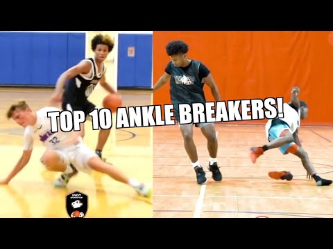 TOP 10 ANKLE BREAKERS FROM HIGH SCHOOL BASKETBALL!!
