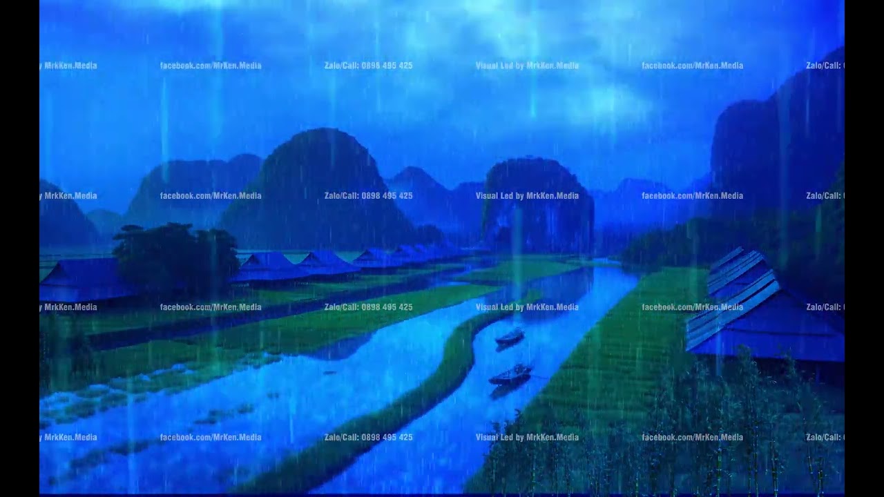 126 - Mô Phỏng Làng Việt Xưa - Cơn Mưa Lớn - Sấm Chớp