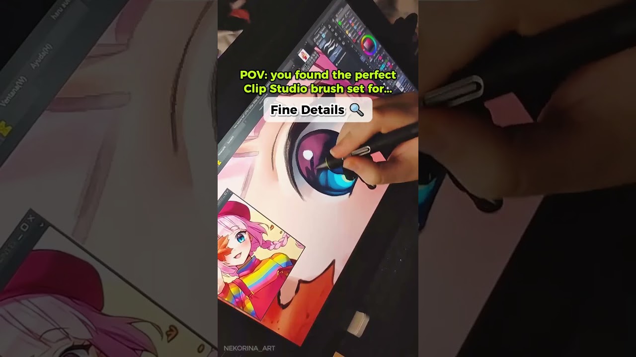 Found the perfect Clip Studio Brush Set! 🖌🎨 #digitalart #brushes #watercolor #pencil #clipstudio