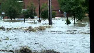 preview picture of video '100_3443.MOV irene flood flat st 2011 aug 28 brattleboro vermont storm'