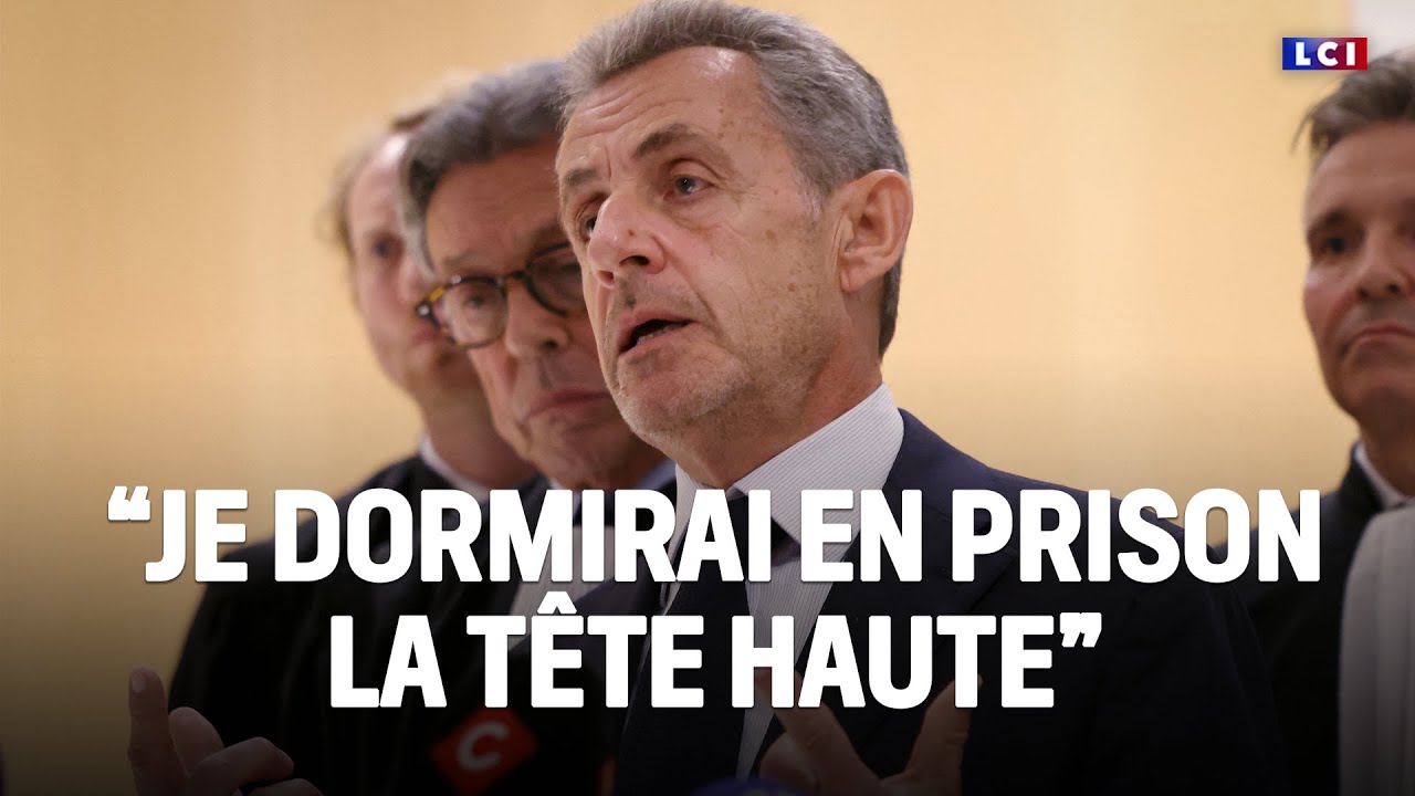 Nicolas Sarkozy après sa condamnation : "Je dormirai en prison la tête haute. Je suis innocent."