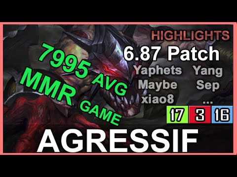Agressif Lifestealer 6.87 | 7995 Avg MMR Game Highlights