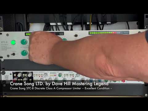 Crane Song STC-8 Discrete Class A Compressor Limiter – Excellent Condition – Dave Hill Mastering Legend image 11