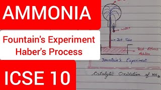 AMMONIA || NH3 || Study Of Compounds || icse class X chemistry