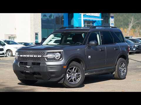 2025 Ford Bronco Sport Big Bend 4x4 in Carbonized Grey Metallic for sale at Salmon Arm Chevrolet Buick GMC in Salmon Arm, BC