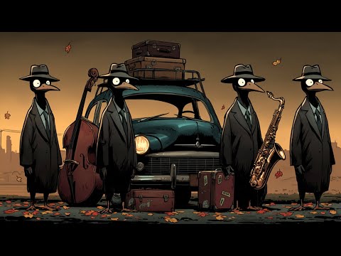 Penguins Journey Into Autumn Nights – Jazz for Creative Work & Study