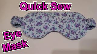 DIY Sleep Mask | How to draft and sew an easy mask pattern for beginners