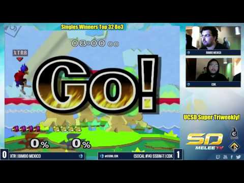UCSD Super Triweekly Singles Winners T32: XTR | Bimbo Mexico vs. SSBM-T | CDK - SSBM