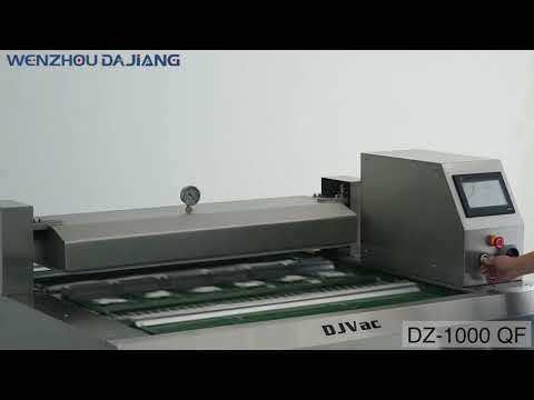 Pneumatic roller type vacuum pachaging machine DZ 1000QF automatic vacuum sealer