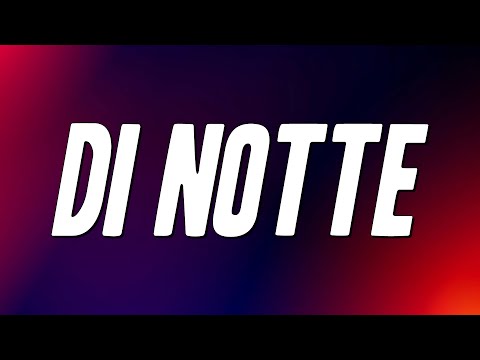 Gigi D'Alessio - Di notte (Testo)