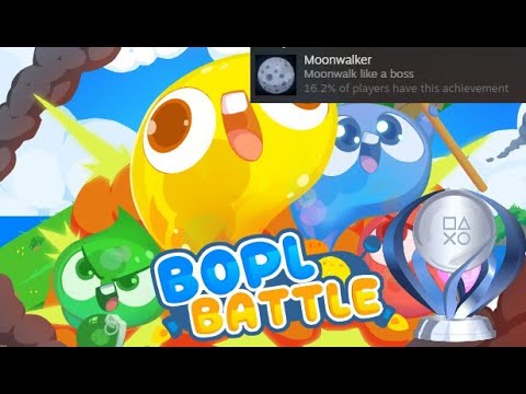 How to get MOONWALKER Achievement on Bopl Battle *With Keyboard Cam*