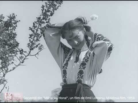 Secvență din "Măria Sa, Hora", un film de Emil Loteanu, Moldova-film, 1959.
