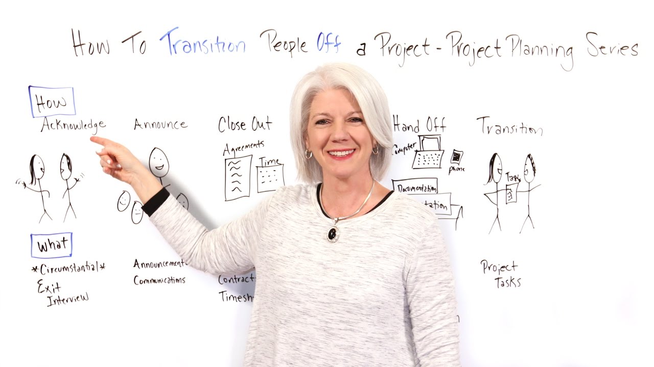 How to Transition People Off a Project - Project Management Training