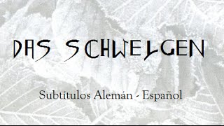 Lacrimosa - Das Schweigen (Subtítulos Alemán - Español)