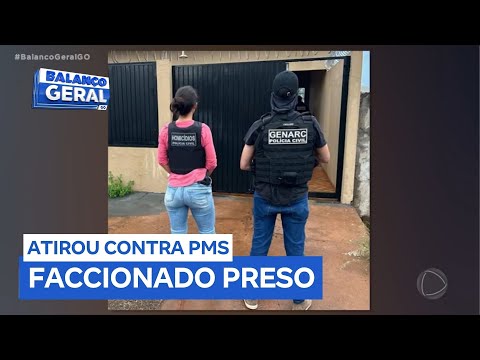 Faccionado que atirou contra policiais é recapturado em Jataí (GO)