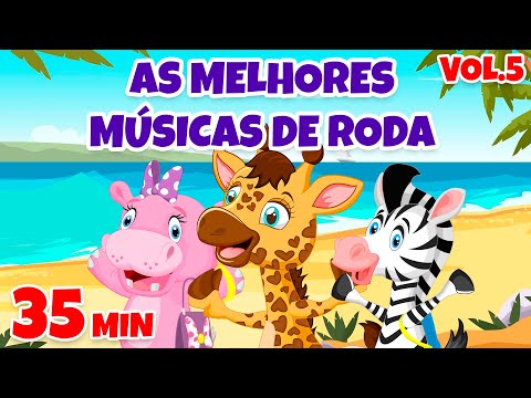 As Melhores Músicas de Roda Vol. 5 - Giramille 35 min | Desenho Animado Musical