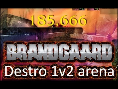 2v2 Arenas Destro Warlock PvP  - Brandgaard[5.4.7, Kazzak EU]