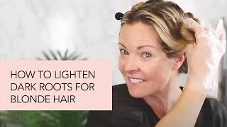 How to Lighten Dark Roots for Blonde Hair