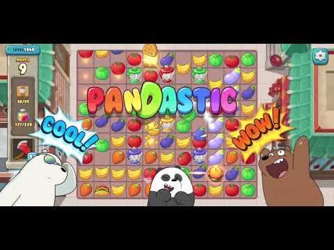 We Bare Bears Match3 Repairs Level 1460 - No Boosters