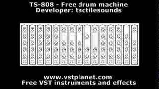Video thumbnail for TS-808 - Free drum machine - vstplanet.com by Plugins Collection