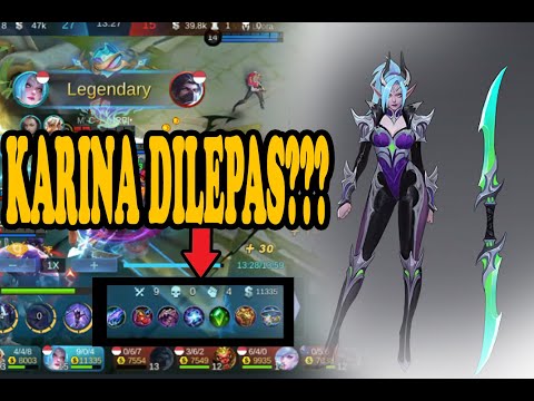 Karina game play mobile legend 2021, auto win