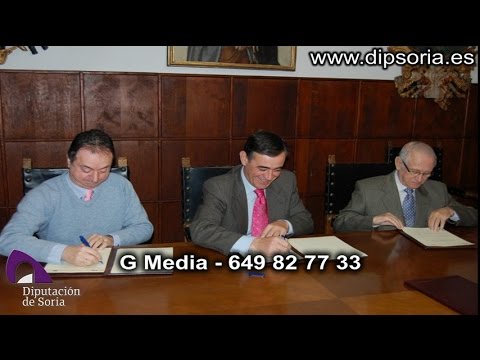 Vídeo de la visita institucional de la Diputación al Burgo de Osma. / Dip.