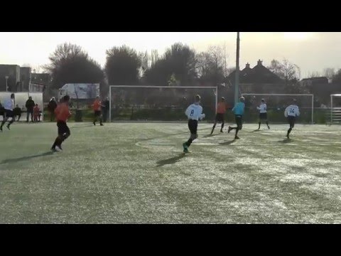 16 jan 2016 VV De Meern A2 - JSV Nieuwegein A2 com 6-1 Mooie pass Stijn