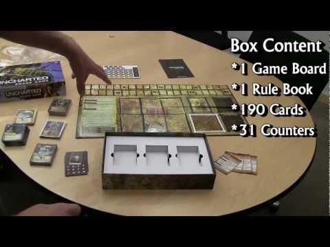 Uncharted: The Board Game - Tutorial - Opening the Box - Bandai