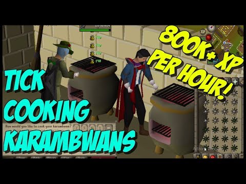 Tick Cooking Karambwans [Start to Finish Setup]