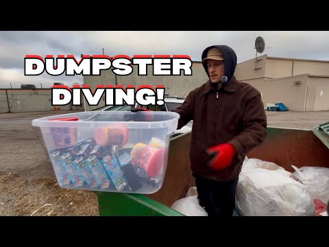 1 Year Anniversary Of DUMPSTER DIVING! We Had A Blast!