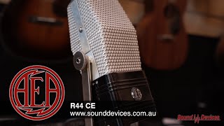 Video thumbnail for AEA R44 CE Ribbon Mic & RPQ500 Preamp | Acoustic Guitar by Sound Devices