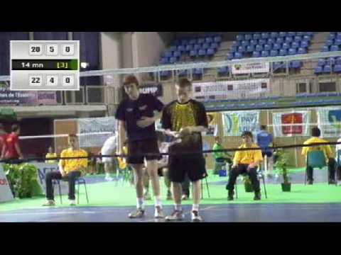 [2/4] Finale Double Hommes Minimes (Championnat de France de Badminton Jeunes 2009)