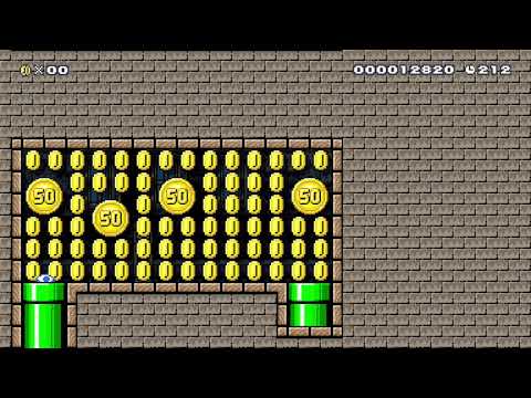 The Bank Heist by Laurence! - Super Mario Maker 2 - No Commentary 1ca 1cb 022020