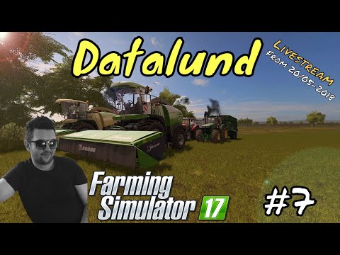 FS17 Courseplay Let's play Livestream from 20/5-2018 - episode 7