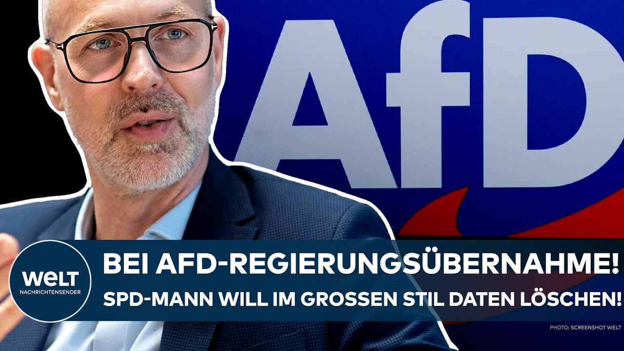 DEUTSCHLAND: SPD-Politiker will bei AfD-Regierungsübernahme im großen Stil Daten löschen