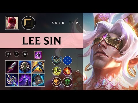 Lee Sin Top vs Dr. Mundo - EUW Challenger Patch 26.01