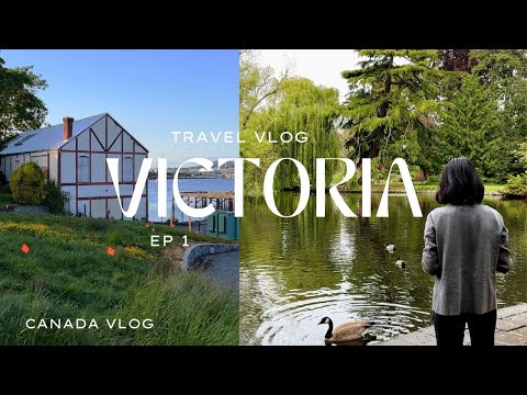 Victoria BC in Spring 🍃 | Flower Gardens, Cozy Cafes & Ocean Views