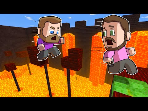 DON'T Fall In The Lava Challenge! | Minecraft Video