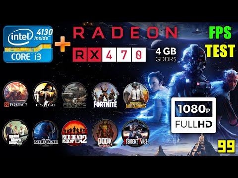 фото игровой пк core i3/rx 470 4gb/8gb/ssd 0